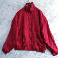 988　ACTIVITE　ナイロンジャケット　M 　赤　フルジップ　US古着