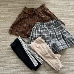 キュロットパンツ、レギンスセット