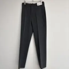 ユニクロ スマートアンクルパンツ ウールライク XS グレー 2WAYストレッチ