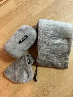 LOGOS ロゴス　丸洗いやわらかブランケット　2個セット