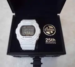 ⭐激レア⭐G-SHOCK DW-5725B 25周年記念 ライジングホワイト 2025年最新】DW-5725Bの人気アイテム - メルカリ