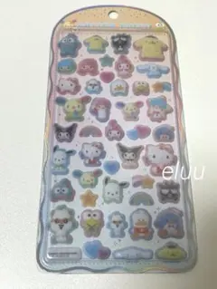 【匿名発送】正規品　サンリオキャラクターズ コットンパフィーシール ウサハナ