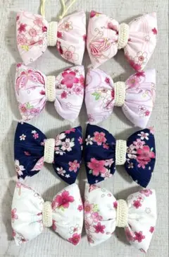 ☆特別価格！桜 (大) トリミングチョーカー8個セット+°①