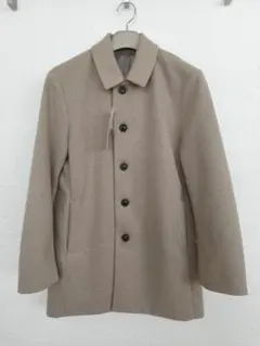 新品タグ付き　グローバルワーク　ステンカラーコート　ベージュ　メンズ