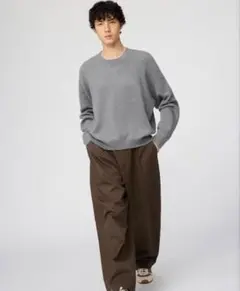 ユニクロ Ｃ スムースコットンクルーネックセーター