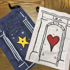 新品・未使用品Dior トラベル巾着袋 ノベルティ限定2枚セット