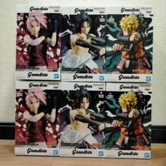 ナルト NARUTO Grandista フィギュア 3種 6体セット