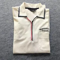 MUNSINGWEAR ホワイトポロシャツ
