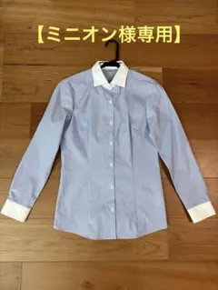 【ミニオン様専用】AOKI 11号　Mサイズ　レディース　ストライプシャツ