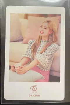 TWICE ダヒョン トレカ フォトカード LIGHTS