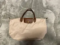 Longchamp ベージュ ブラウン バッグ