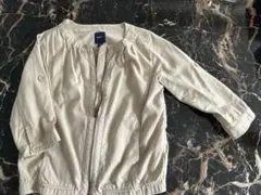 GapKids（ギャップキッズ） ジップアップブルゾン‼️ベージュ 7分袖