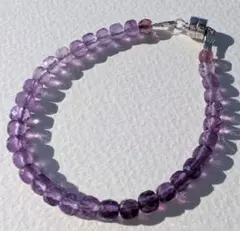 アメジスト グラデーションカラー 4mm silver925 ハンドメイド