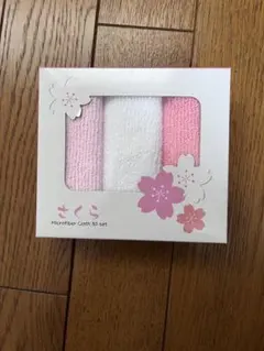 さくら マイクロファイバークロス 3枚セット