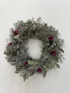 ポポラスベリーのリース ユーカリ ポポラスベリーのリース ワイヤーで留める基本テクニック