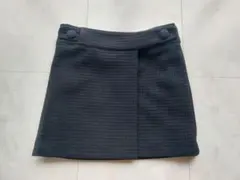 FREE´S SHOP　厚手　スカート　巻きスカート　ブラック　S
