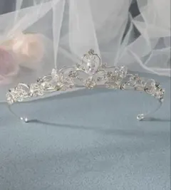 結婚式　2点セット　ティアラ　グローブ