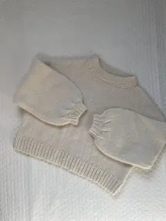 Dot and Stripes アイボリー ニット