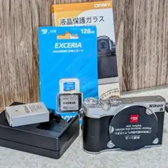 【中古】Nikon 1 J5 ボディ シルバー ミラーレス一眼カメラのサムネイル