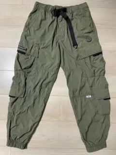 【若干難あり】A BATHING APE ナイロンカーゴパンツ カーキのサムネイル