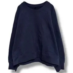 ユニクロ UNIQLO トレーナー スエット XL ブラック コットン