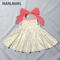 MARLMARL マールマール 花柄エプロン リボン 80-90cmのサムネイル