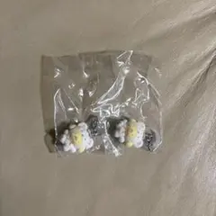 めじるしアクセサリー　ふわふわスノー　ポムポムプリン　2点セット