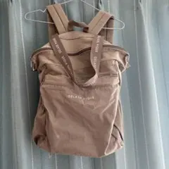 ジェラートピケ 2way バッグ マザーズバッグ リュック ベージュ