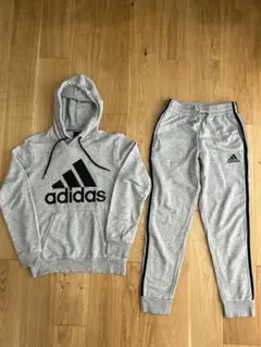 adidas アディダス スウェット上下 Sサイズ