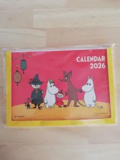 ムーミン 卓上カレンダー2026　置き型　NISSAYニッセイ　新品未使用未開封