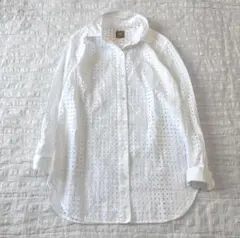 美品 MUSE de Deuxieme Classeカットワークレース シャツのサムネイル