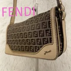 フェンディ ショルダーバッグ ズッキーノ柄 FENDI】フェンディ『ズッキーノ柄 セミショルダーバッグ』8BR144