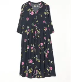 花模様ロングワンピース(URBAN RESEARCH DOORS) 美品
