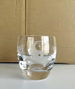 중고 ガラス製グラス ぐい呑み 東方project 博麗霊夢イメージ