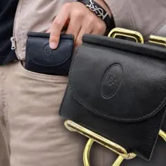 Dior ディオール コインケース 小銭入れ レザー ブラック 551