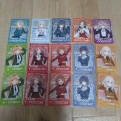 【未使用品】学園アイドルマスター　学マス　クリアカード15枚セット