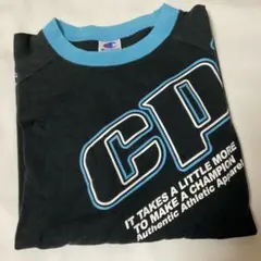 ♠︎ Champion グラフィックTシャツ 黒/青 半袖 ♠︎