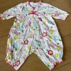 薄手ロンパース50-70美品