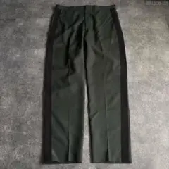 70s DAVIS ワイドスラックス 42TALON グリーン系