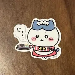 ちいかわ ちいかわレストラン スマホに貼れるサイズのクリアステッカー ハチワレ