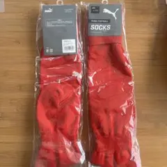 プーマサッカーソックス　2足セット　25ー27センチ