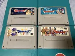 スーパーファミコン　ドラゴンクエスト1.2.3.5.6 セーブデータあり