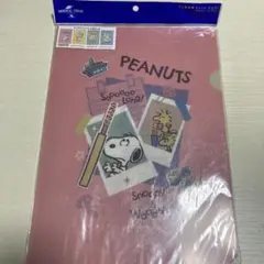 PEANUTS スヌーピークリアファイル4枚セット 2022年製