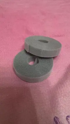 グレー マジックテープ ロール 2個セット