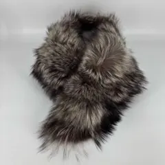 SAGA FOX /サガフォックス ショール リアルファー ブラウンホワイト