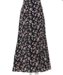 【新品未使用】イング INGNI バックレースアップ 花柄 マーメイドスカート