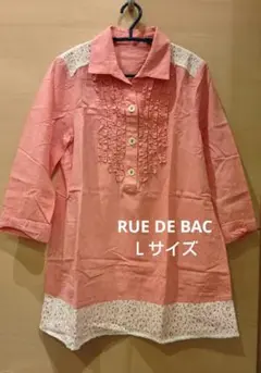 ❀美品❀「RUE DE BAC」チュニックシャツ Lサイズ