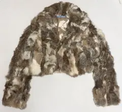 ラビットファー　ショートジャケット