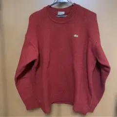 LACOSTE ラコステ ニット セーター レッド