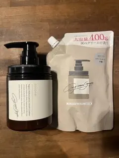 cocone クリームシャンプー本体・詰め替えセット